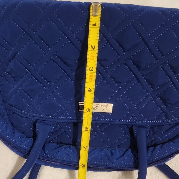 Vera Bradley Blue Medium Bowler Bag - Picture 8 of 8